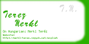 terez merkl business card